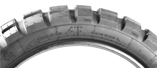 reversable tread pattern